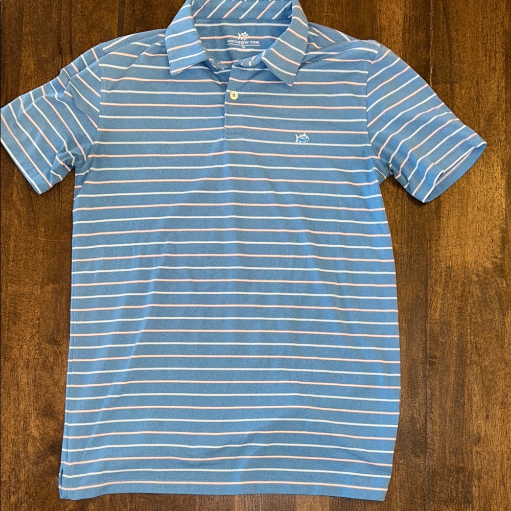 Southern Tide Stripped Polo- Boys